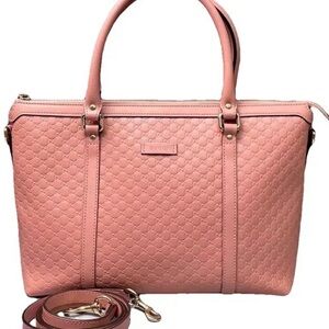 New leather Gucci Microguccissma Soft Calf two way handbag bag tote shoulder
